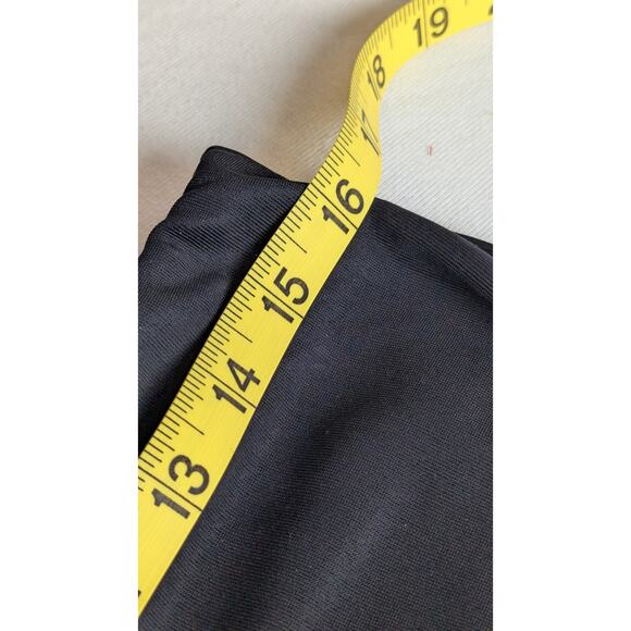 Vintage Rafael Studio Black Nylon Spandex Knit Pants Medium Made in USA pull on - Picture 7 of 10